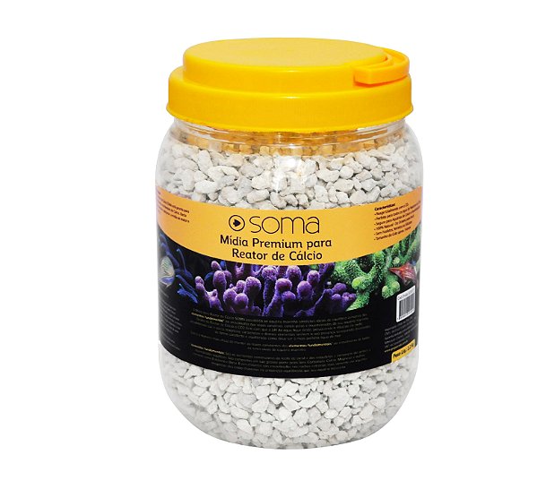 MIDIA PARA REATOR DE CALCIO SOMA PREMIUM GRANULOMETRIA 3-6MM-2,2KG