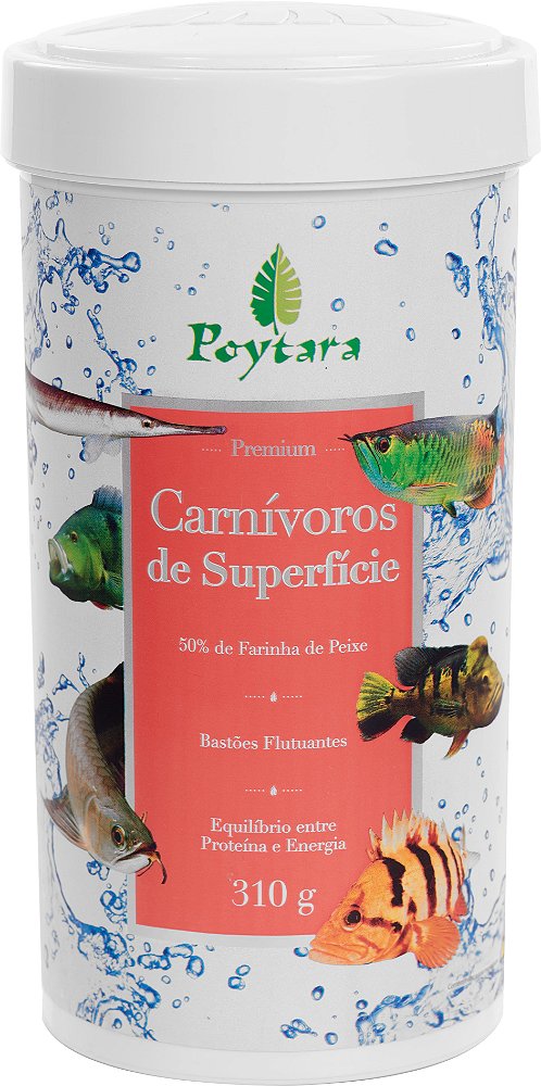 RACAO POYTARA CARNIVOROS DE SUPERFICIE310G