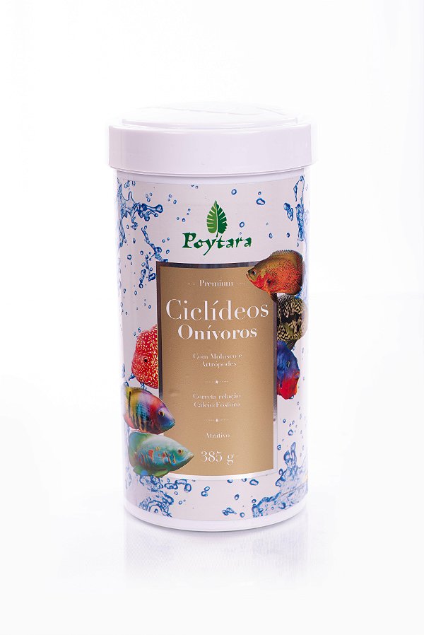 RACAO POYTARA CICLIDEOS ONIVOROS (OSCAR) 385G