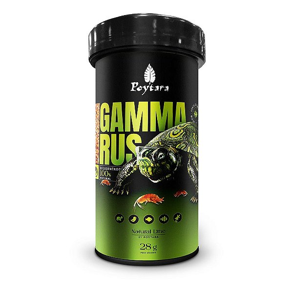 RACAO POYTARA NATURAL LINE GAMMARUS 28G