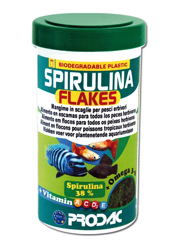 RACAO PRODAC TROPICAL SPIRULINA FLAKES 50G