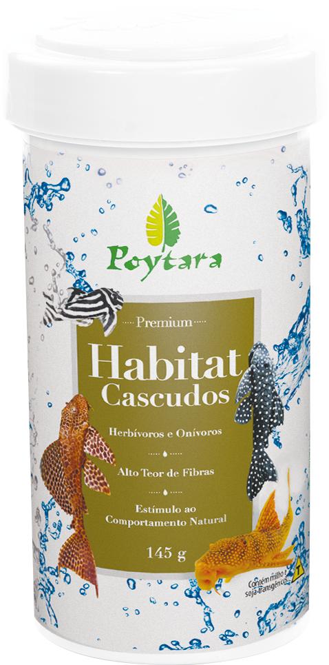 RACAO POYTARA HABITAT CASCUDOS 145G