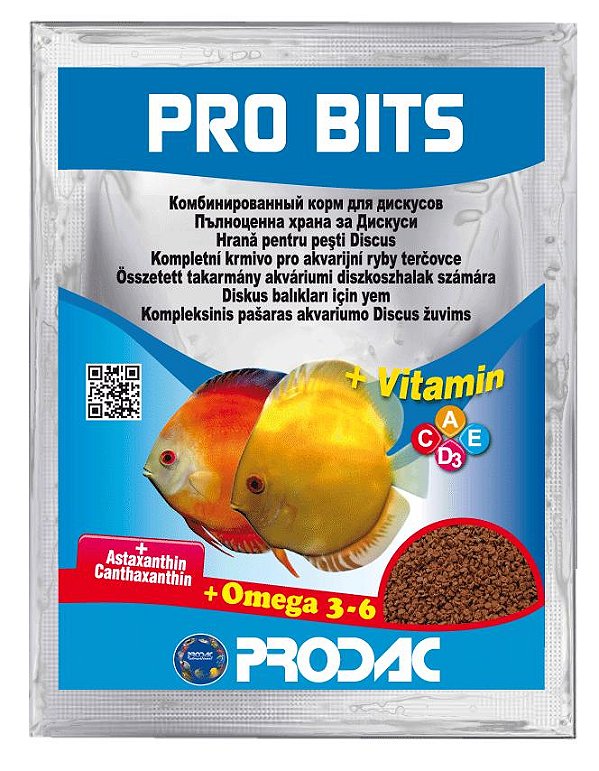 RACAO PRODAC PRO BITS DISCUS GRANULES12G (SACHE)