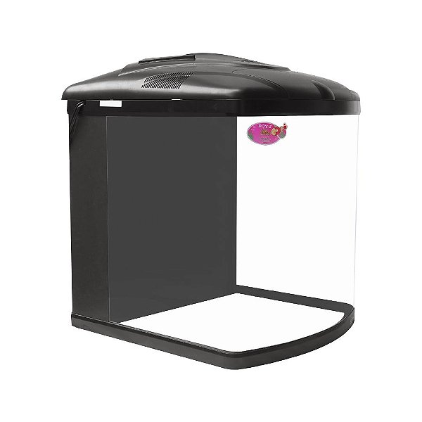 AQUARIO CURVO BOYU TL-550 ZUMBO 128L PRETO 220V