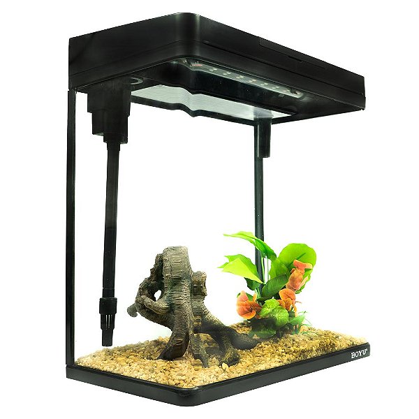 AQUARIO CURVO BOYU MS-420 31L PRETO 220V