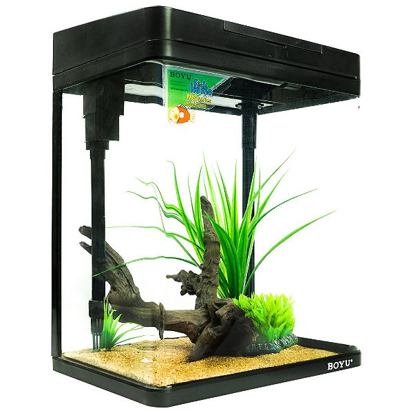 AQUARIO CURVO BOYU MS-320 20L PRETO 220V