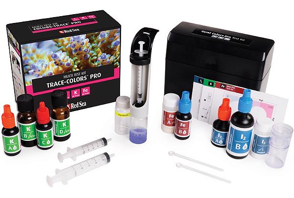 TESTE RED SEA REEF MULTI TEST KIT TRACE-COLORS PRO (I2/K/FE)