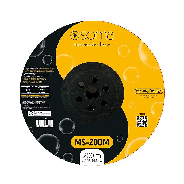 MANGUEIRA DE SILICONE SOMA MS-200M (200 METROS)