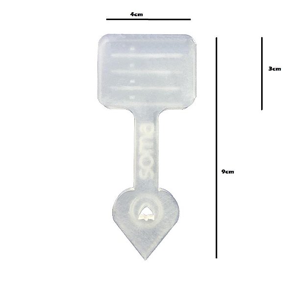 PLACA DE ACRILICO PARA IDENT. SOMA ACRYLIC IDENTIFY SIGN TOOL (1UN)