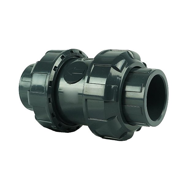 SANKING VALVULA DE RETENCAO C/UNIAO SOLDAVEL 1" UPVC CINZA 32MM