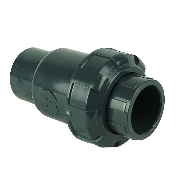SANKING VALVULA DE RETENCAO SOLDAVEL 1/2" UPVC CINZA 20MM