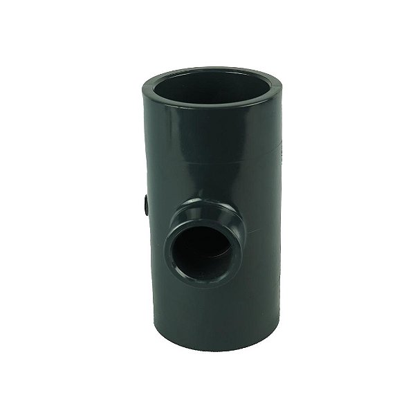 SANKING TEE DE REDUCAO SOLDAVEL UPVC CINZA 50-25MM 1-1/2"-3/4"