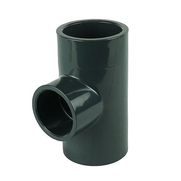 SANKING TEE DE REDUCAO SOLDAVEL UPVC CINZA 40-32MM 1-1/4"-1"