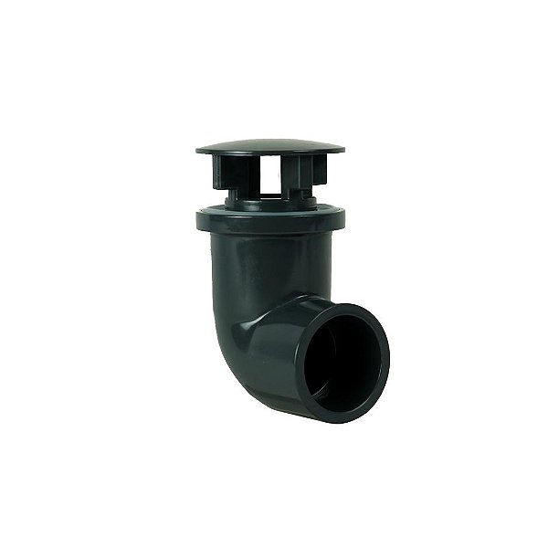 SANKING DRENO E GRELHA COM CURVA SOLDAVEL 1" UPVC CINZA 32MM
