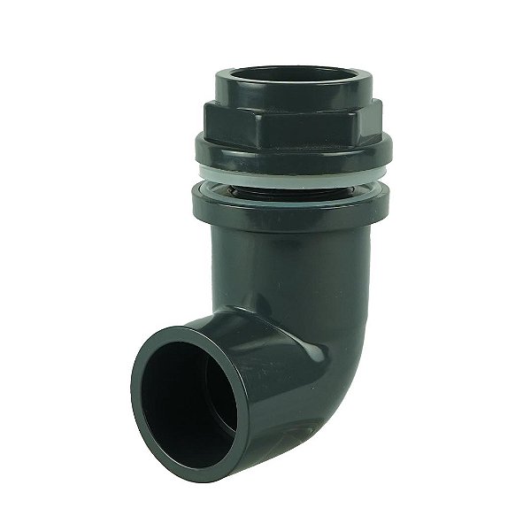 SANKING DRENO COM CURVA SOLDAVEL 3/4" UPVC CINZA 25MM