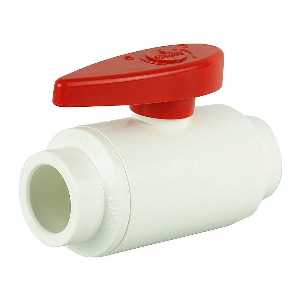 SANKING REGISTRO DE ESFERA SOLDAVEL 1/2" UPVC BRANCO 20MM