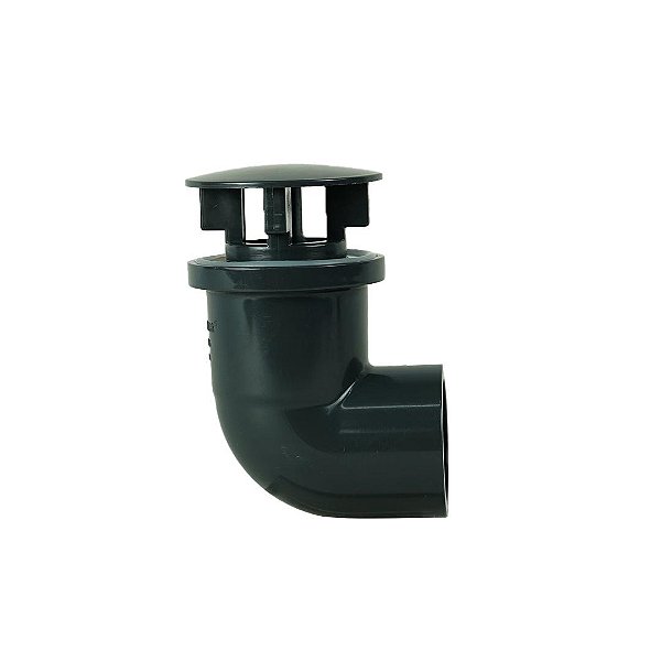 SANKING DRENO E GRELHA COM CURVA SOLDAVEL 1/2" UPVC CINZA 20MM