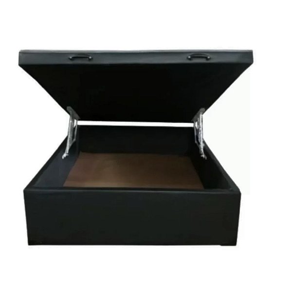 Cama Box Baú Casal Padrão 1.38 x 1.88 com 30cm de profundidade, Blindado em madeira.