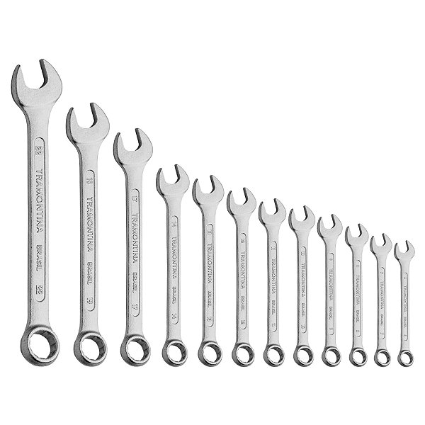 Jogo de Chave Combinada Kit C/ 12 Peças 6 A 22mm Tramontina