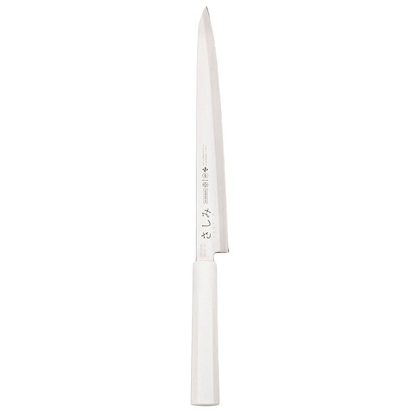 Faca Mundial Estilo Oriental Japonesa Sashimi Branca 25,4cm