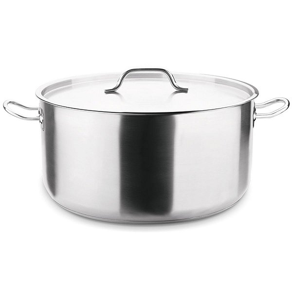 Caçarola com Tampa Aço Inox 34CM 20 Litros Hércules PA50-020