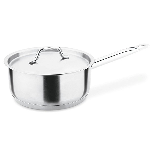 Panela Com Tampa Inox Fundo Triplo 24CM 4,5L Hércules PA50-004