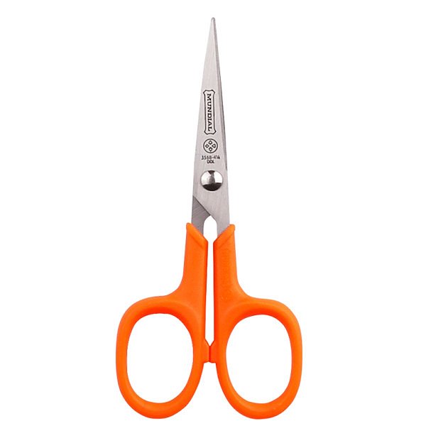 Tesoura De Bordar Fio Liso Laranja Pixel Mundial 10,8CM 3568-4.1/4
