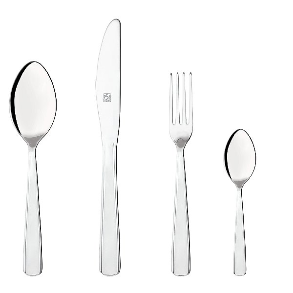 Faqueiro Jogo de Talheres Inox 24 Peças Hercules Ilhéus 2200-24