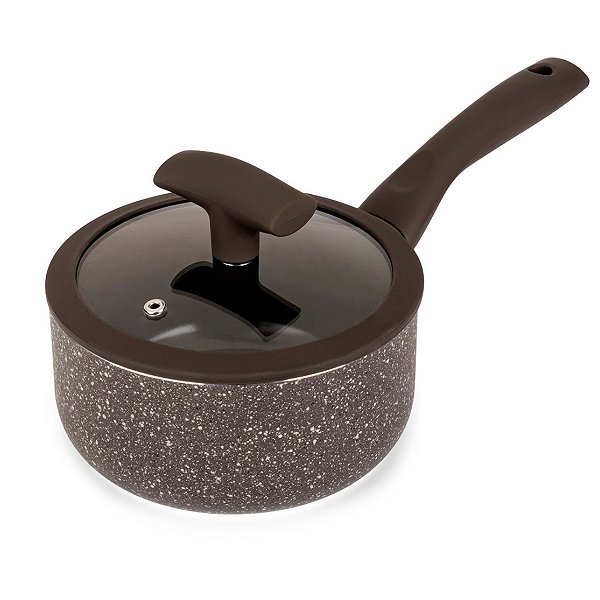 Panela com Tampa e Antiaderente Cerâmico Hercules Soft Touch Indução PA300-P18MA