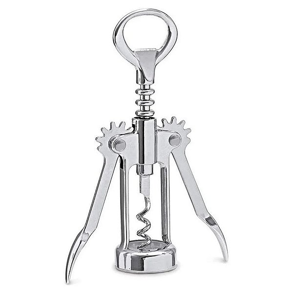 Saca Rolhas Inox Profissional Abridor de Vinho Hércules UB87