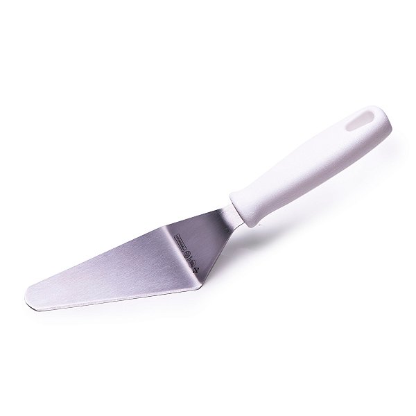 Espátula Triangular Bolo Torta Pizza Branca 27CM Hercules ES120B