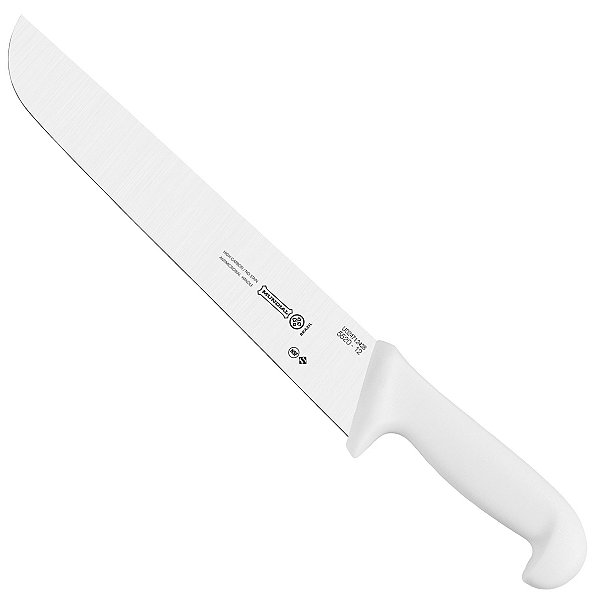 Faca Cozinha Fio Liso Branca Mundia 30 CM 12 P 5520-12