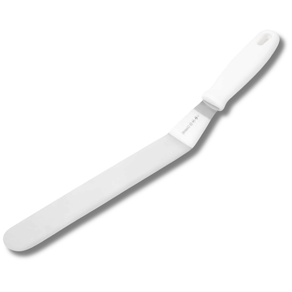 Espátula Curva Confeiteiro Alisador Modela Bolo  304MM Aço