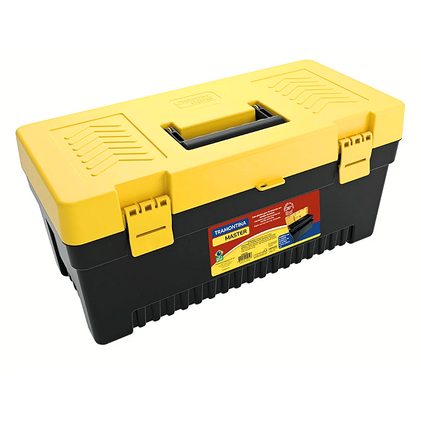 Caixa ferramentas Tramontina 20 Plástico Bandeja Removível