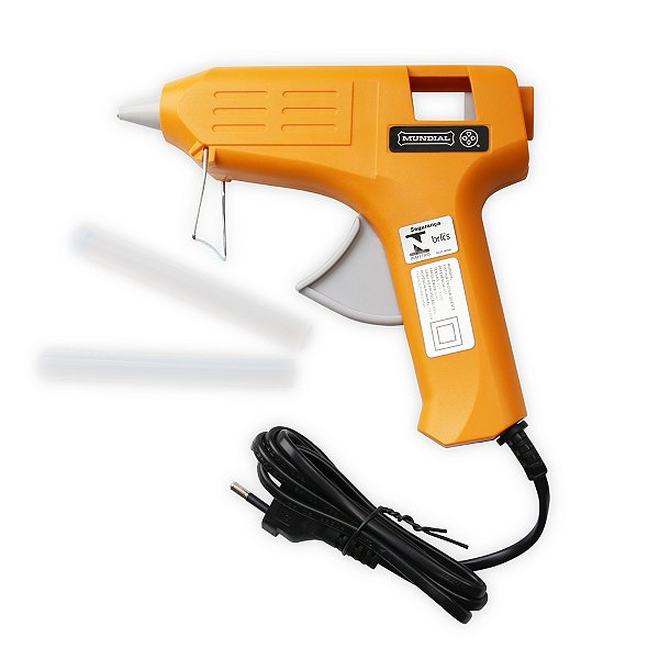 Pistola Cola Quente Laranja 11MM 40W Mundial 851