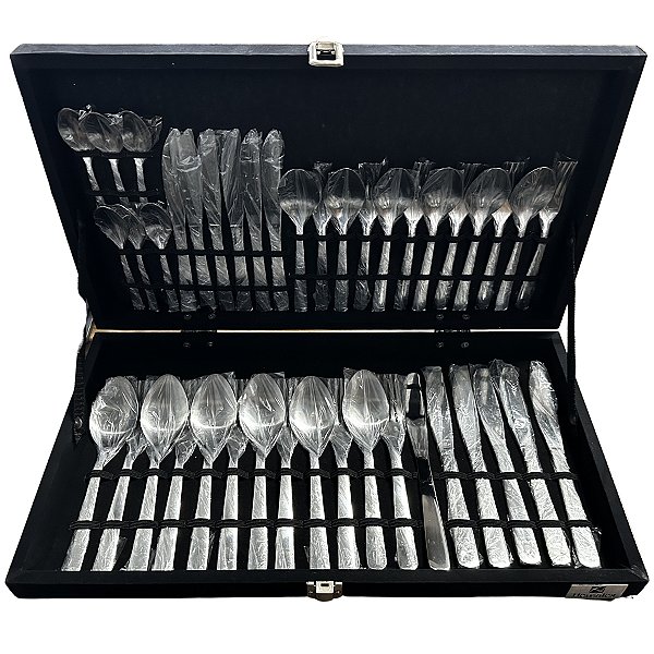 Faqueiro Hércules Niterói 42 Peças Estojo Madeira Luxo