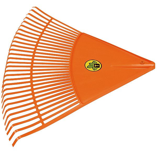 Vassoura Plástica Laranja Tramontina com 30 Dentes sem Cabo