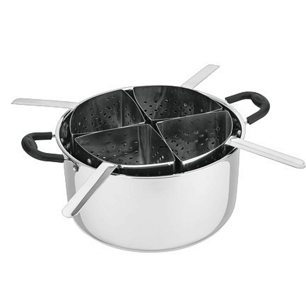 Espagueteira 4 Divisões Inox 32cm Hércules 10L PA120