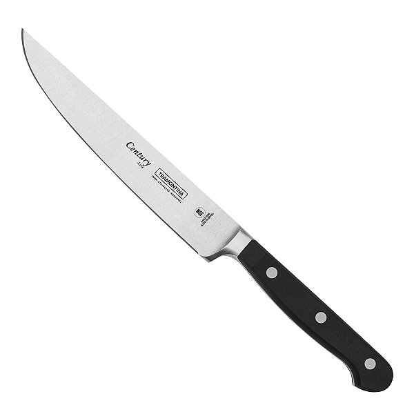 Faca para Cozinha 6" Tramontina Century com Lâmina em Aço Inox e Cabo em Policarbonato e Fibra de Vidro