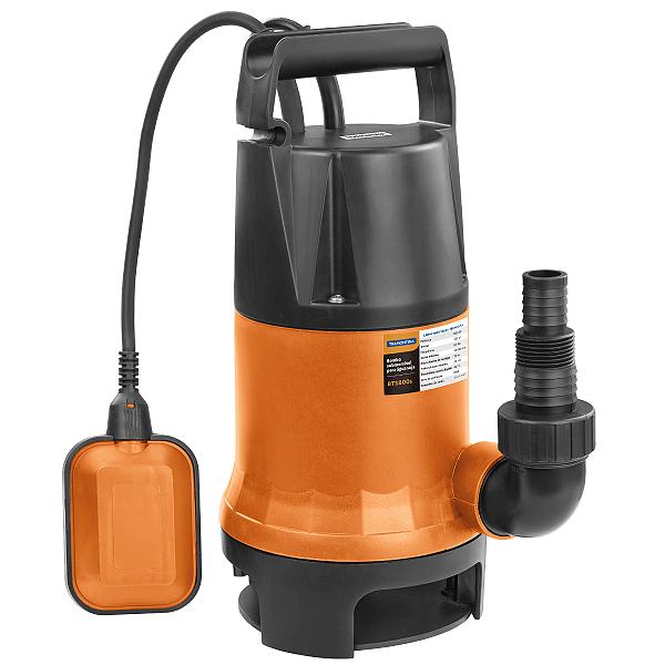 Bomba D'água Elétrica Submersível para Água Suja Tramontina BTS800s 220V 60Hz