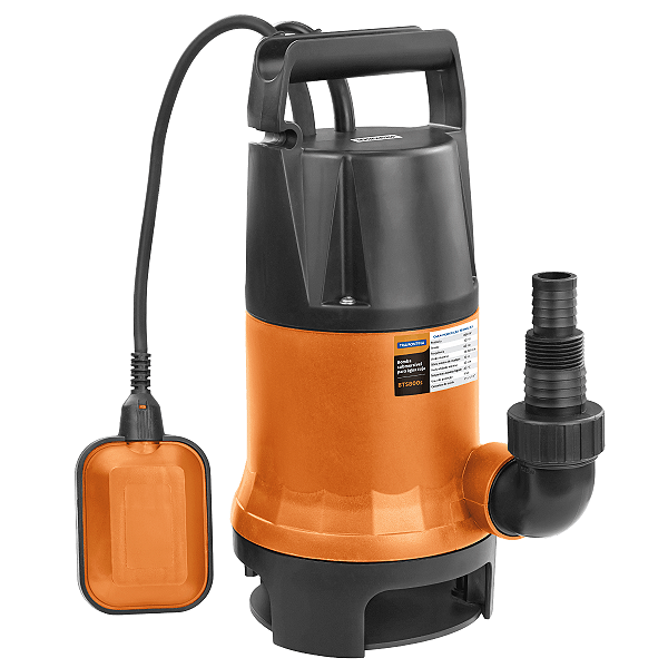 Bomba D'água Elétrica Submersível para Água Suja Tramontina BTS800s 127V 60Hz