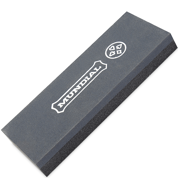 Pedra de afiar faca dupla face  20X7,5 cm Mundial P200-075