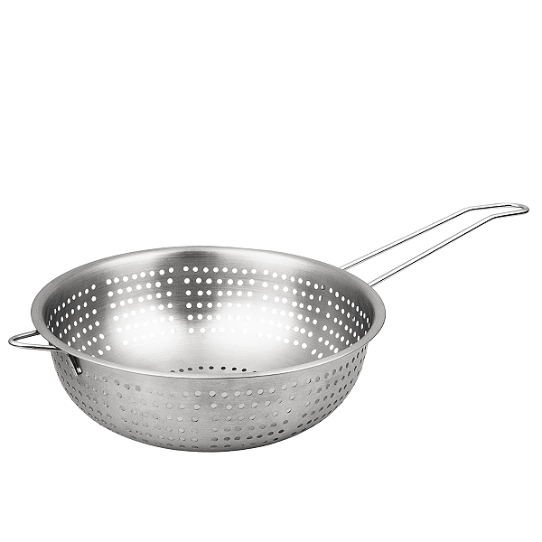 Escorredor de Massas com Cabo em Aço Inox 24CM Hercules  UT65-24