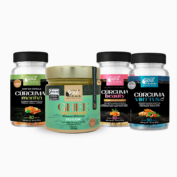 Kit Cúrcuma+ Beleza & Defesa