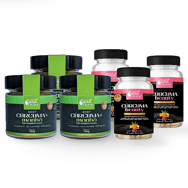 Kit Cúrcuma+ Mulher Radiante
