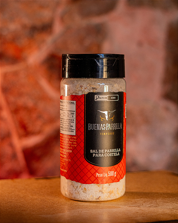 Sal de Parrilla para costela 500g pote