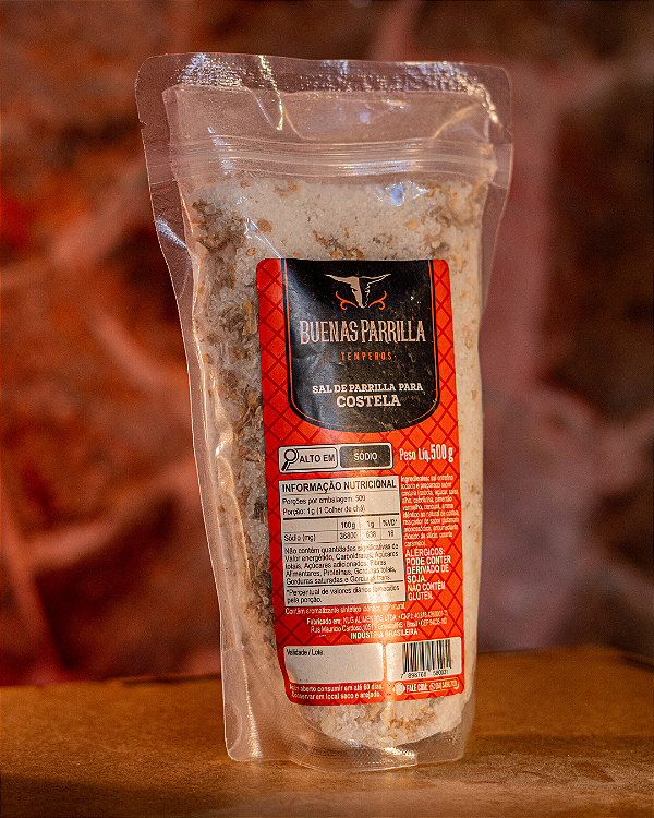 Sal de Parrilla para costela 500g sachê