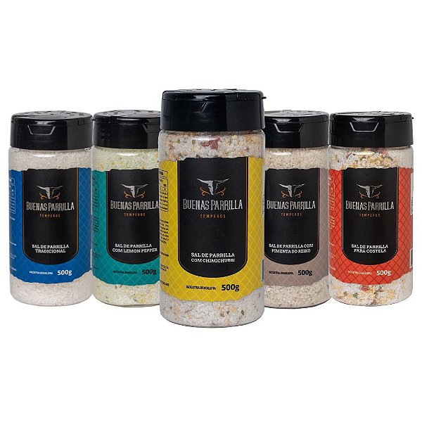 5 Sais de Parrilla 500g pote