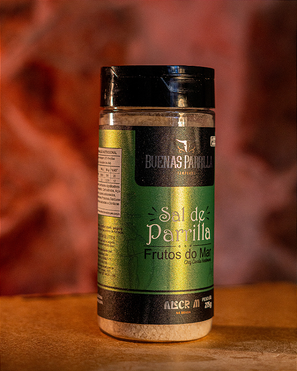 Sal de Parrilla para Frutos do Mar 275g pote - Linha Alecrim na Brasa
