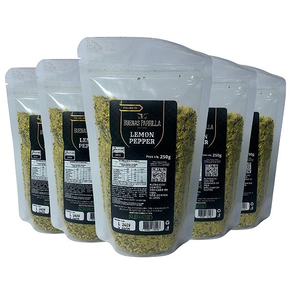 5 TEMPERO LEMON PEPPER 250G